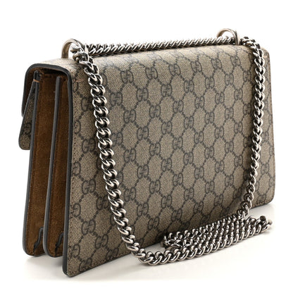 GG Supreme Monogram Small Dionysus Shoulder Bag Taupe