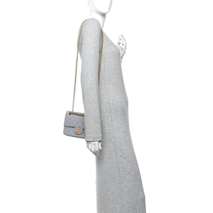Aged Calfskin Quilted 2.55 Reissue Mini Flap Grey
