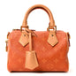 Calfskin Monogram Speedy P9 Bandouliere 20 Ochre