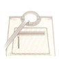 TPU FF Vitello Century Plexiglass Medium Runaway Shopper Tote White