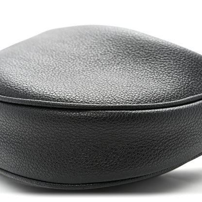 Supple Grained Calfskin Teen Lulu Shoulder Bag Black