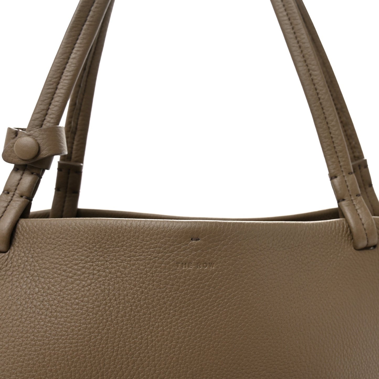 Grained Calfskin Park Tote Three Elephant