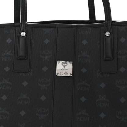 Visetos Medium Liz Reversible Shopper Tote Black