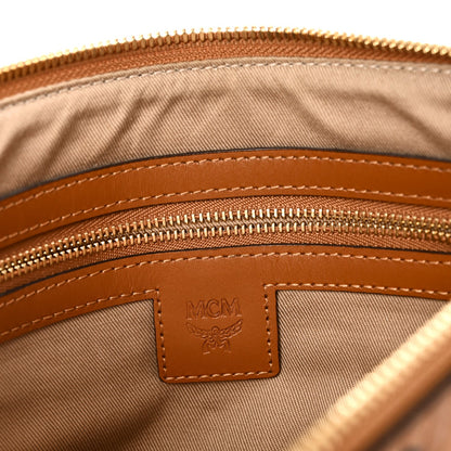Visetos Medium Crossbody Pouch Cognac