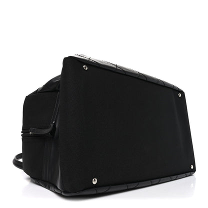 Coated Canvas Quilted Paris Biarritz Bowler Black