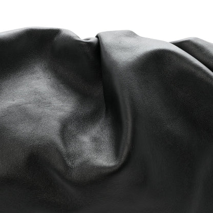 Smooth Butter Calf The Pouch Oversized Clutch Black