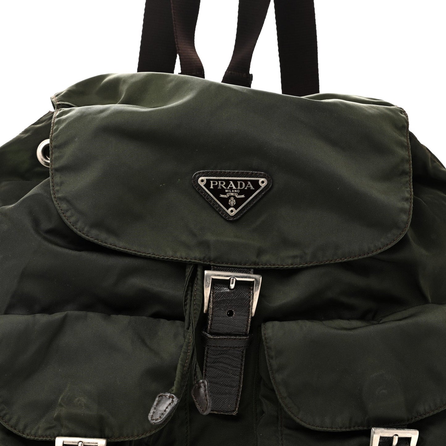 Tessuto Nylon Vela Small Backpack Fumo