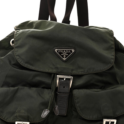 Tessuto Nylon Vela Small Backpack Fumo