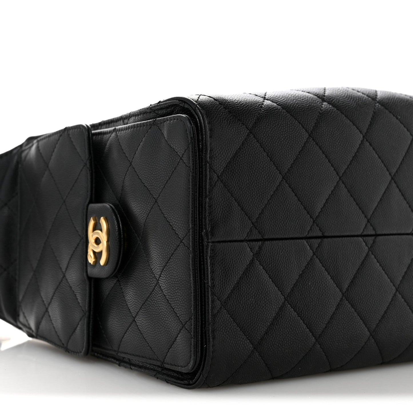 Caviar Quilted Small Chanel 25 Handbag Black