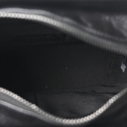 Aged Calfskin Quilted Small Gabrielle Hobo So Black