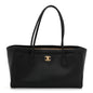 Calfskin Archetype Small Shopping Tote Black