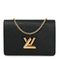 Epi Twist Belt Chain Wallet Black