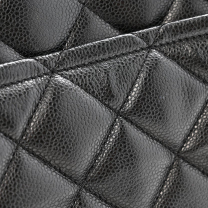 Caviar Quilted CC Timeless Soft Tote Black