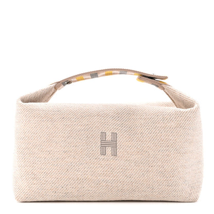 Wool Large Au Carre Bride-A-Brac Pouch Seigle