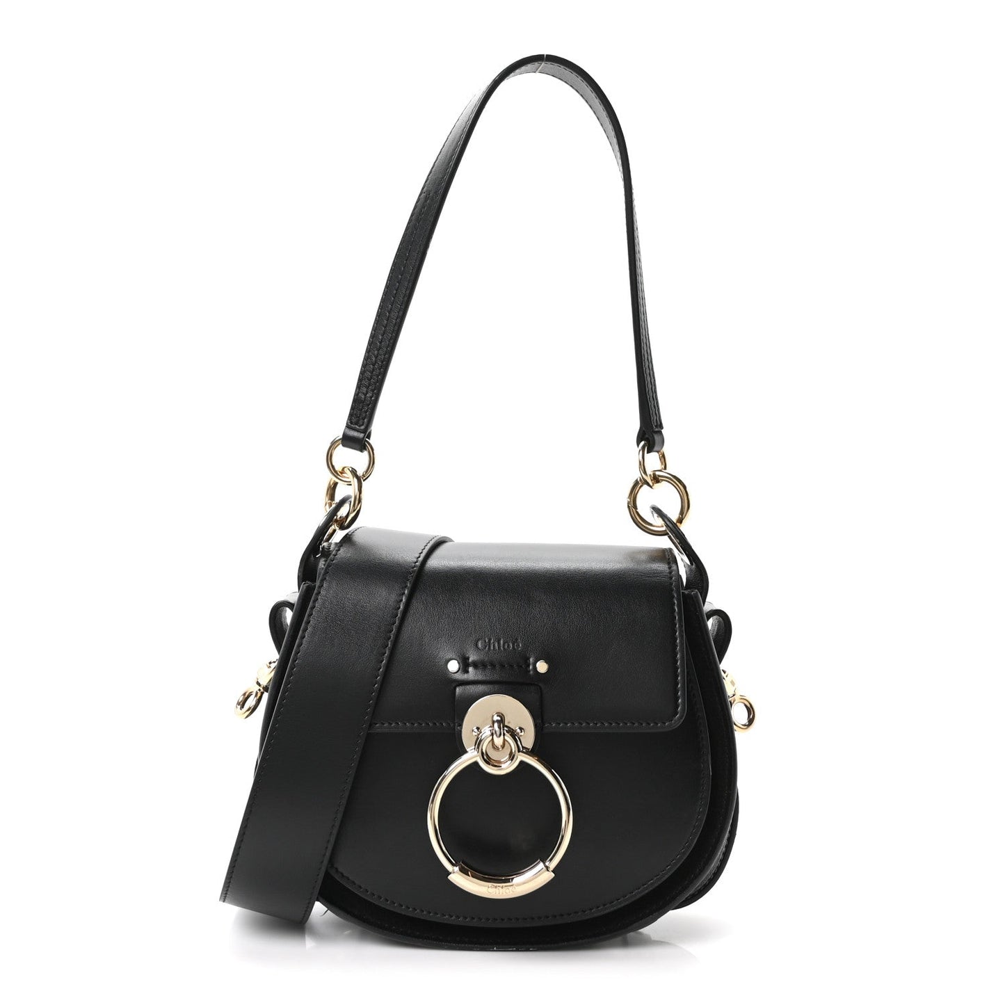 Calfskin Small Tess Bag Black