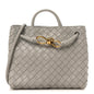 Nappa Intrecciato Small Andiamo Shoulder Bag Sterling