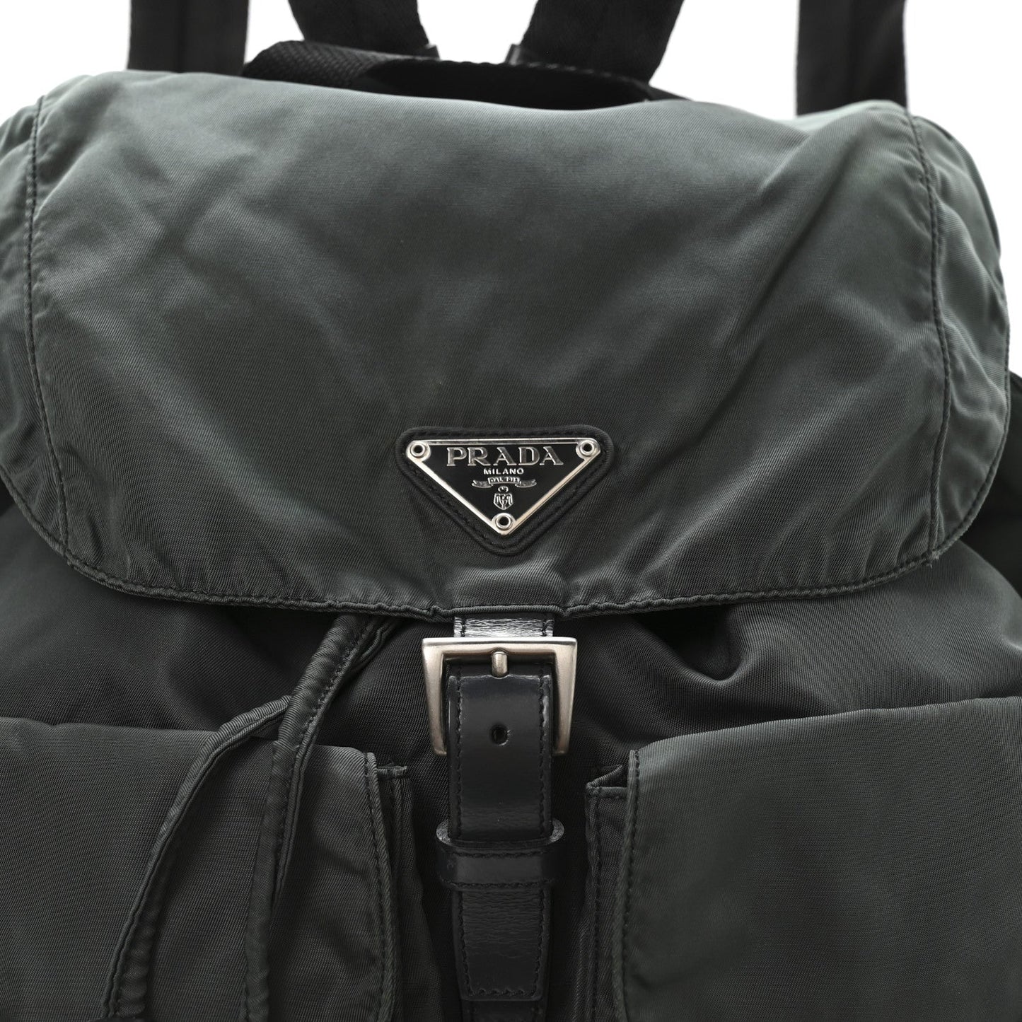 Nylon Vela Medium Backpack Green