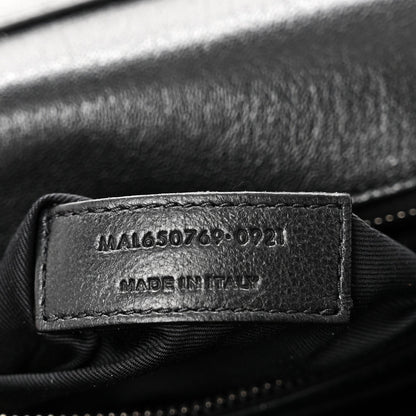 Lambskin Quilted Mini Becky Chain Bag Black