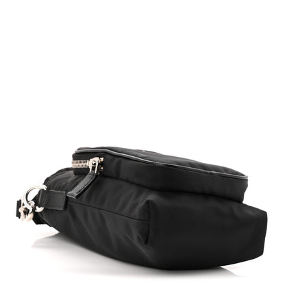 Tessuto Nylon Saffiano Phone Case Crossbody Black