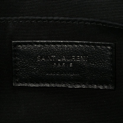 Calfskin Matelasse Monogram Lou Camera Bag Black