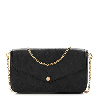 Empreinte Pochette Felicie Chain Wallet Black