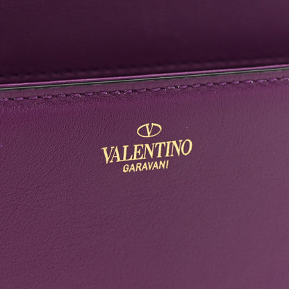 Calfskin Vlogo Loco Shoulder Bag Prune