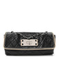 Lambskin East West Mademoiselle Flap Black