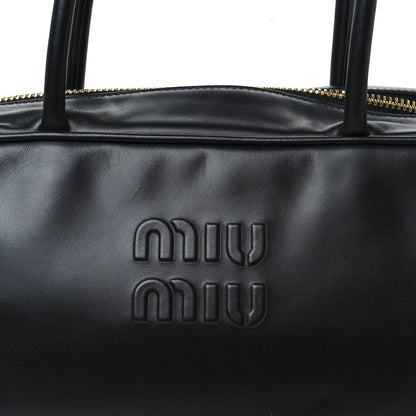 Soft Calf Softy Large Beau Top Handle Bag Black