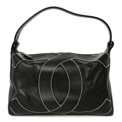 Caviar CC Stitched Hobo Black