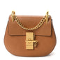 Grained Lambskin Mini Drew Shoulder Bag Caramel