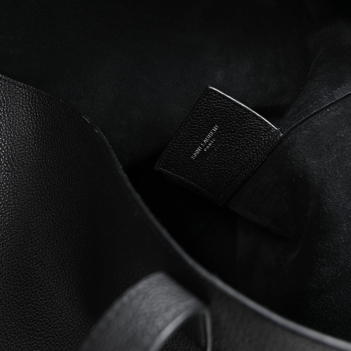 Calfskin Large Shopping Tote Black