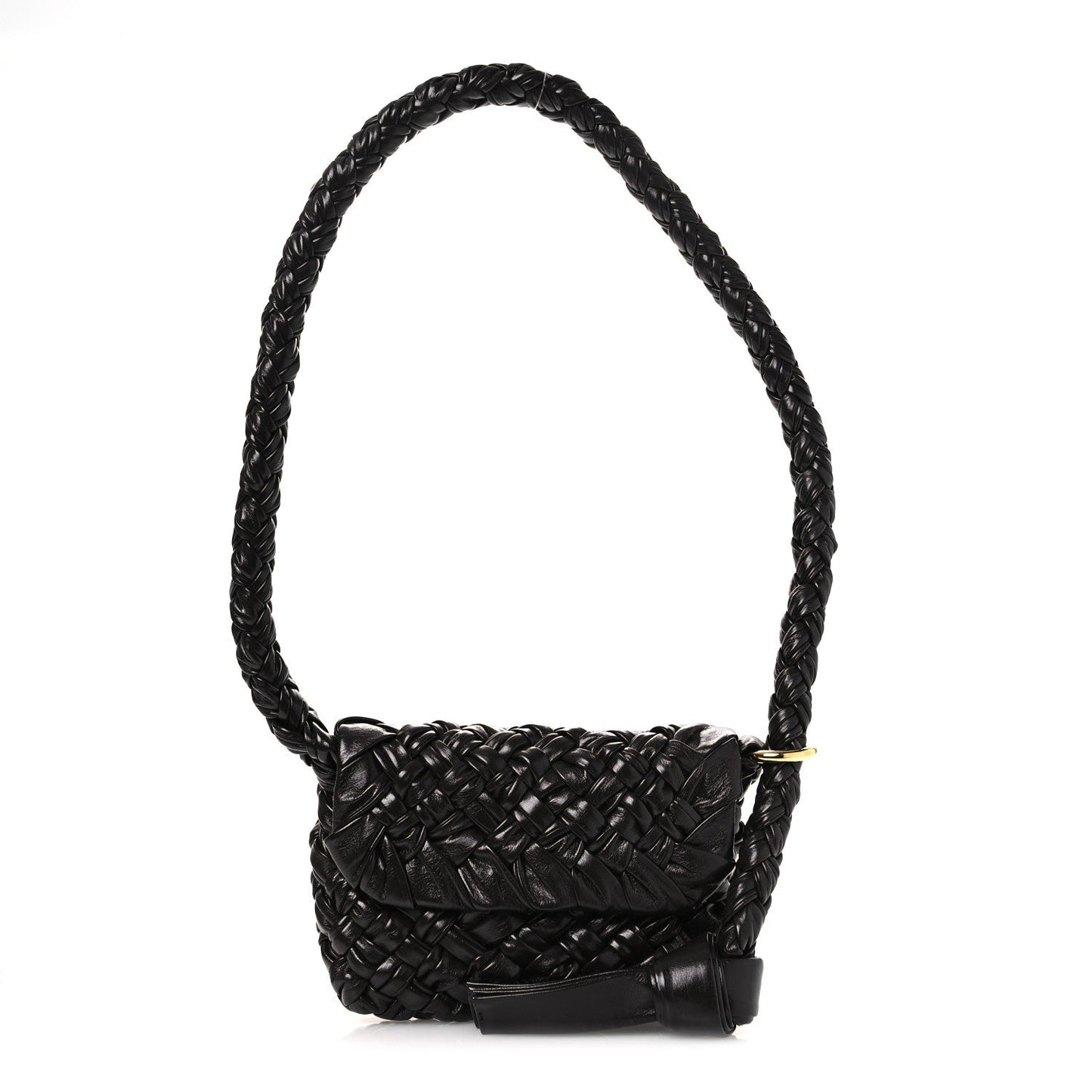 Calfskin Foulard Intreccio Kalimero Città Shoulder Bag Fondant