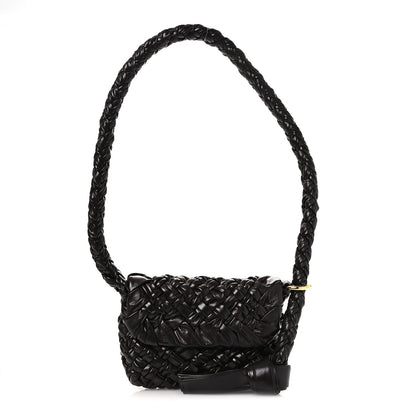 Calfskin Foulard Intreccio Kalimero Città Shoulder Bag Fondant