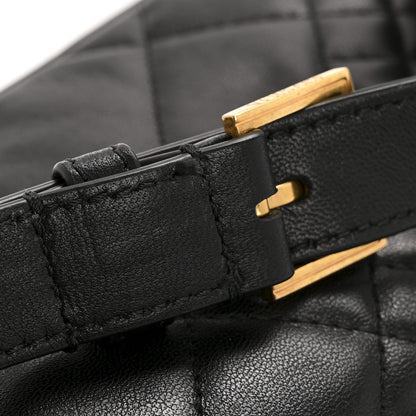 Nappa Barocco Quilted Vanitas Medea Belt Bag Black Red White