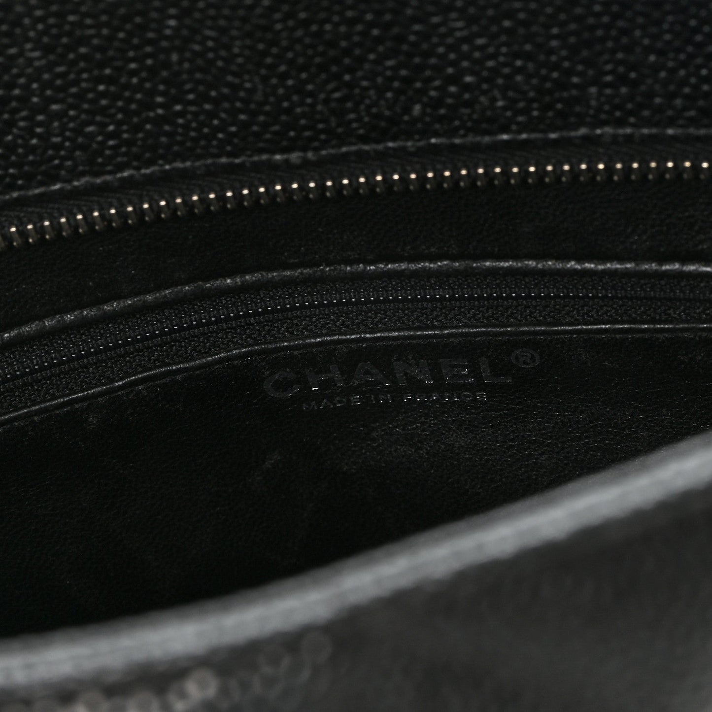Caviar Quilted Medallion Tote Black
