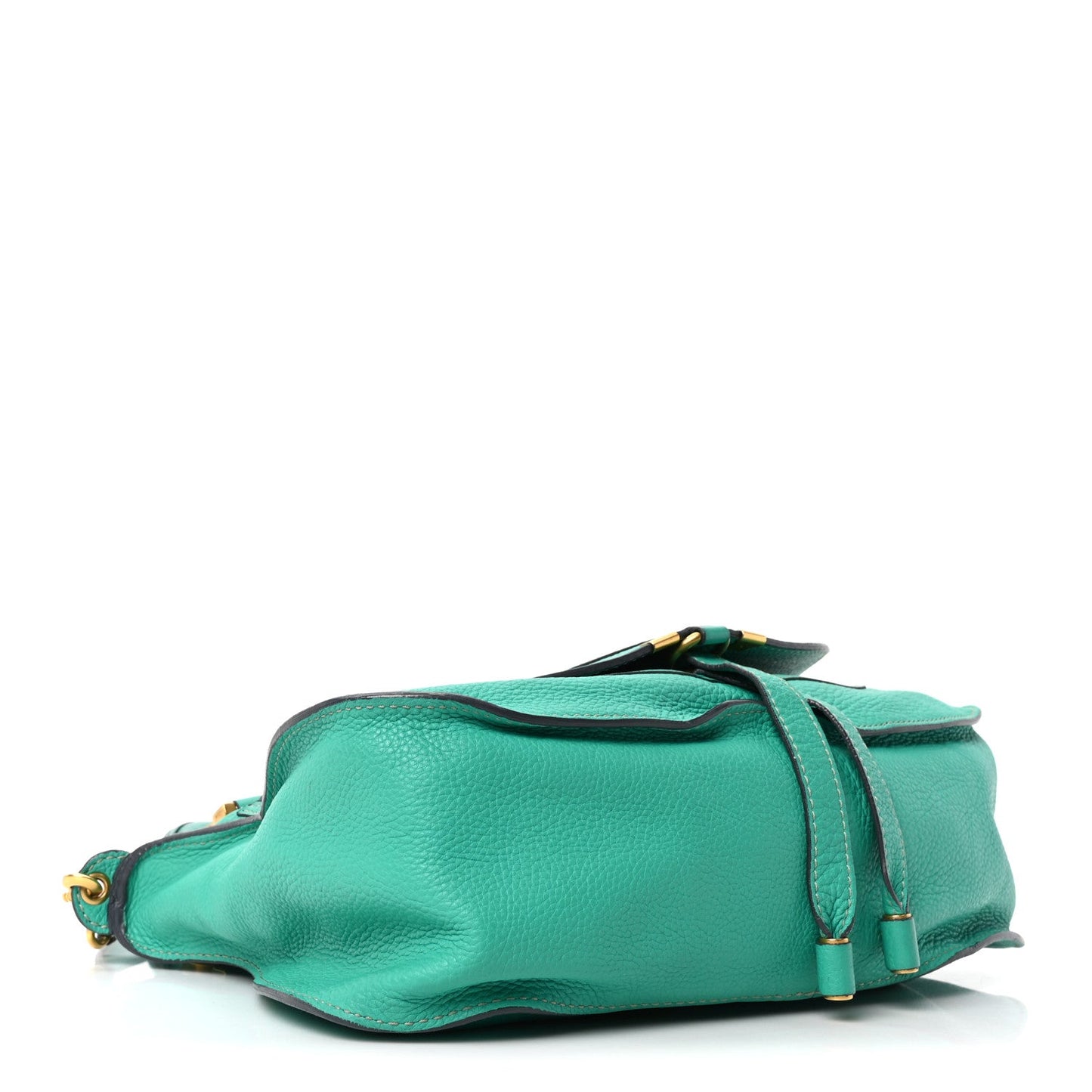 Calfskin Medium Marcie Satchel Jade Green