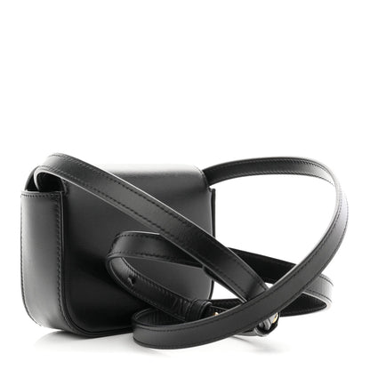 Shiny Calfskin Mini Claude Black