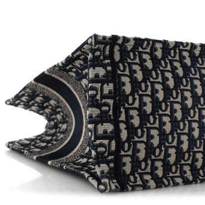 Oblique Medium Book Tote Blue Multicolor