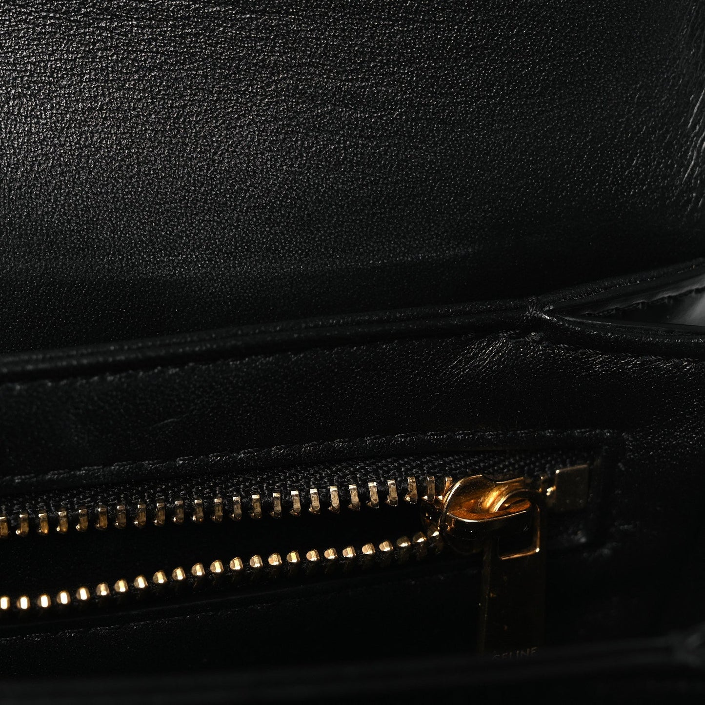 Shiny Calfskin Teen Triomphe Black