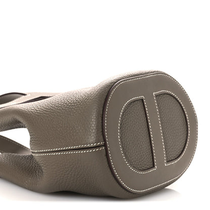 Taurillon Clemence Swift In-The-Loop 18 Bag Etoupe