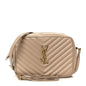 Calfskin Matelasse Monogram Lou Camera Bag Nude Powder