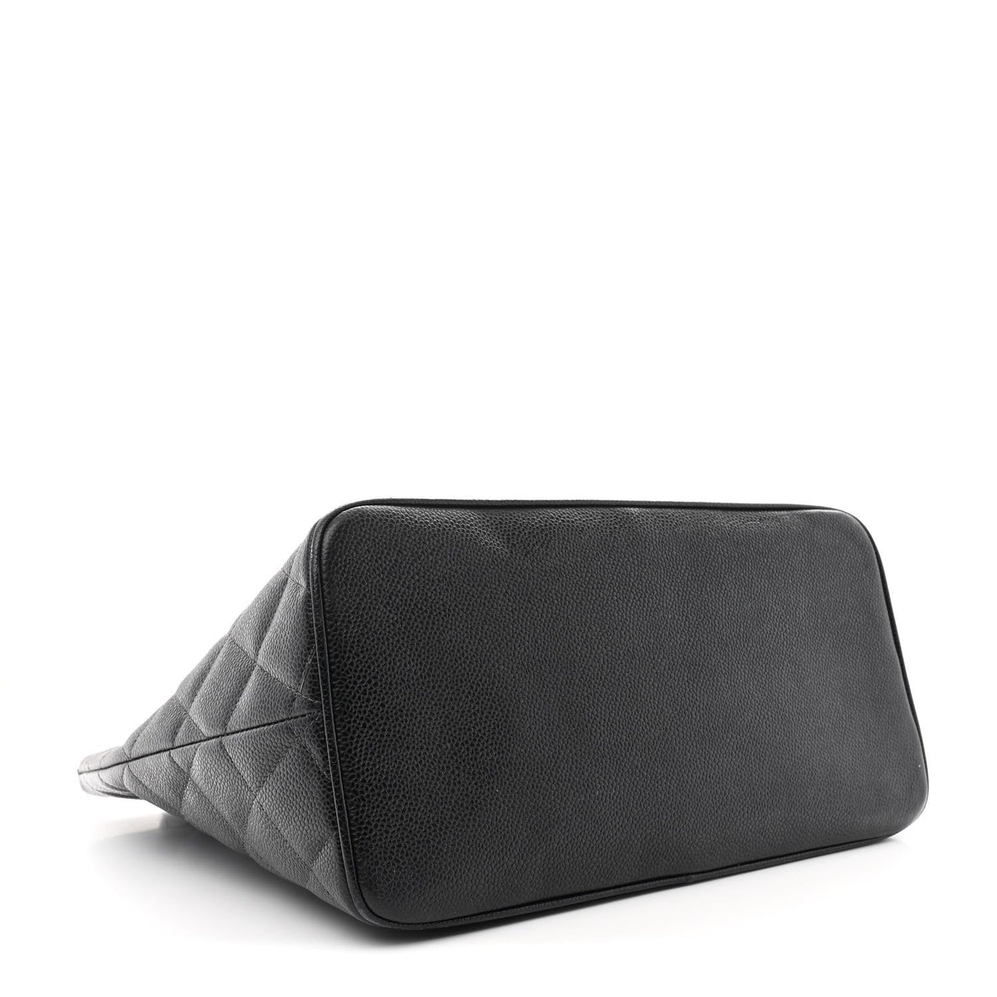 Caviar Quilted Medallion Tote Black