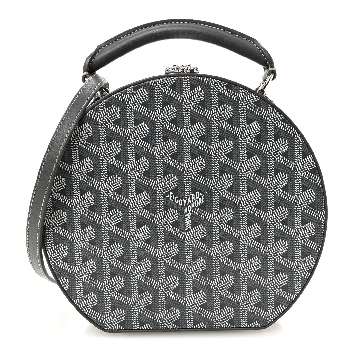 Goyardine Alto Hatbox Grey
