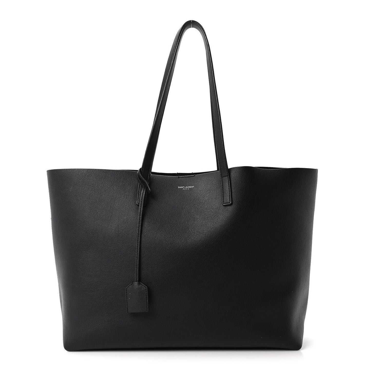 Calfskin Large Shopping Tote Black