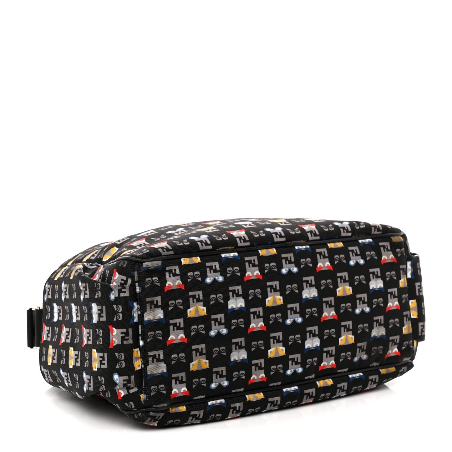 Nylon FF Monster Diaper Bag Black Multicolor