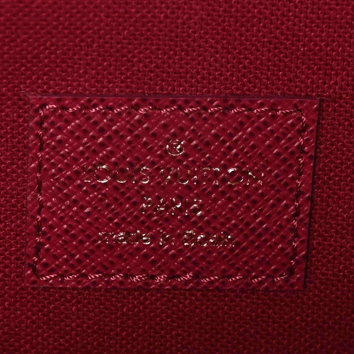 Monogram Pochette Felicie Chain Wallet Fuchsia