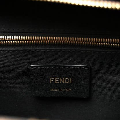 Shearling Macro FF 1974 Mini Backpack Tobacco Black