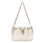 Caviar Quilted Mini Chanel 25 Handbag White