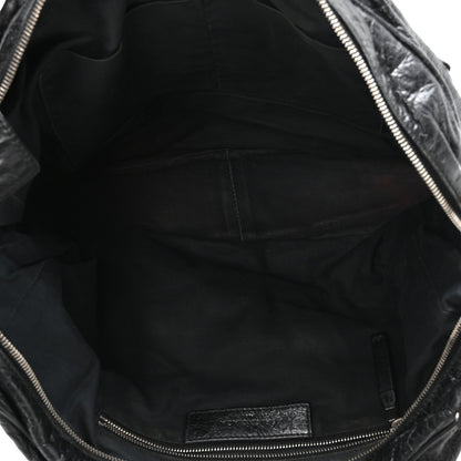 Agneau Classic Hardware Mini Folder Black