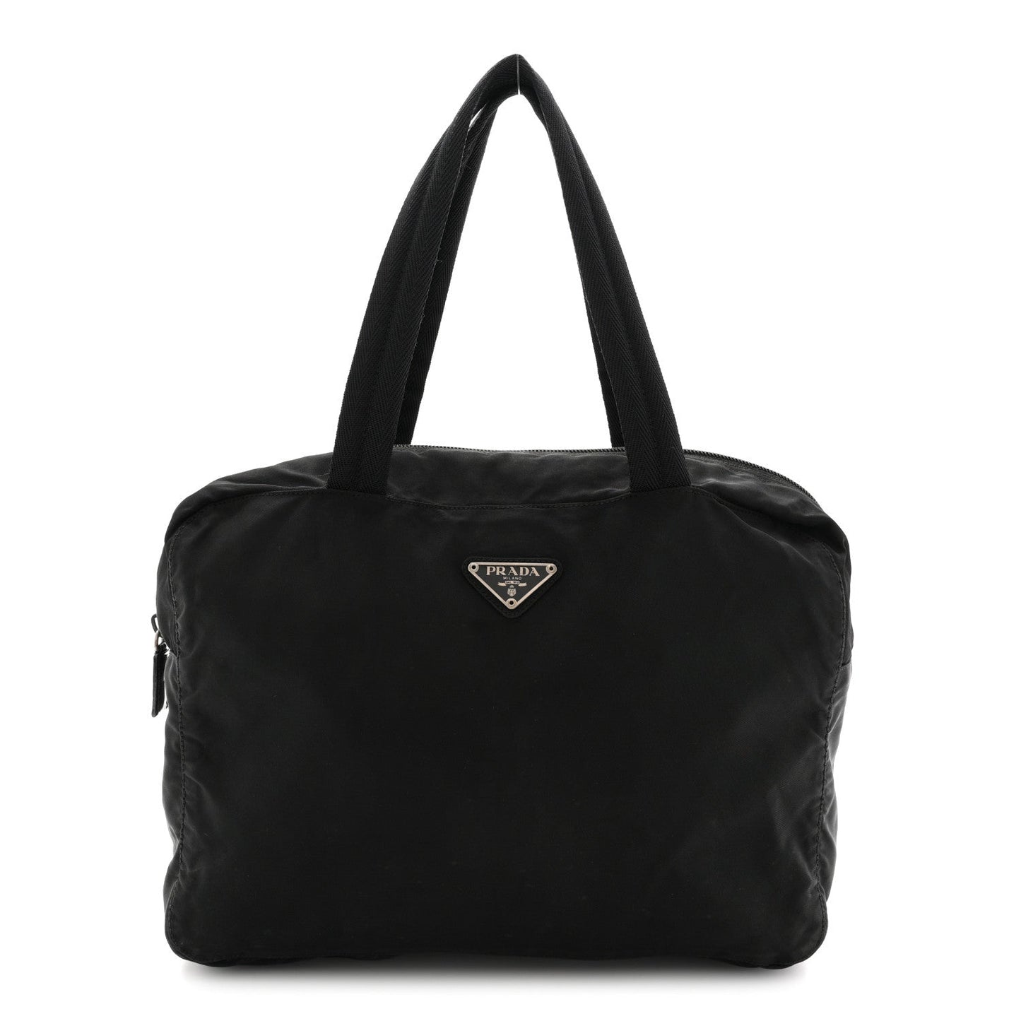Tessuto Nylon Shoulder Bag  Black